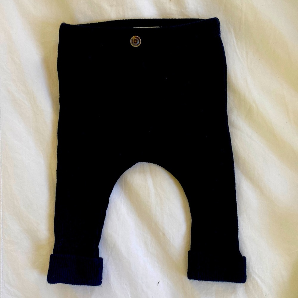 1+ In The Family black ribbed leggings (1m)